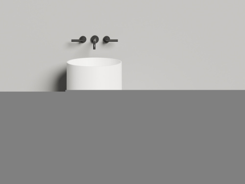Раковина из искусственного камня S-Sense Salini ARMONIA 130118G 50х50 накладная цвет белый без отверстий под смеситель - фото 2